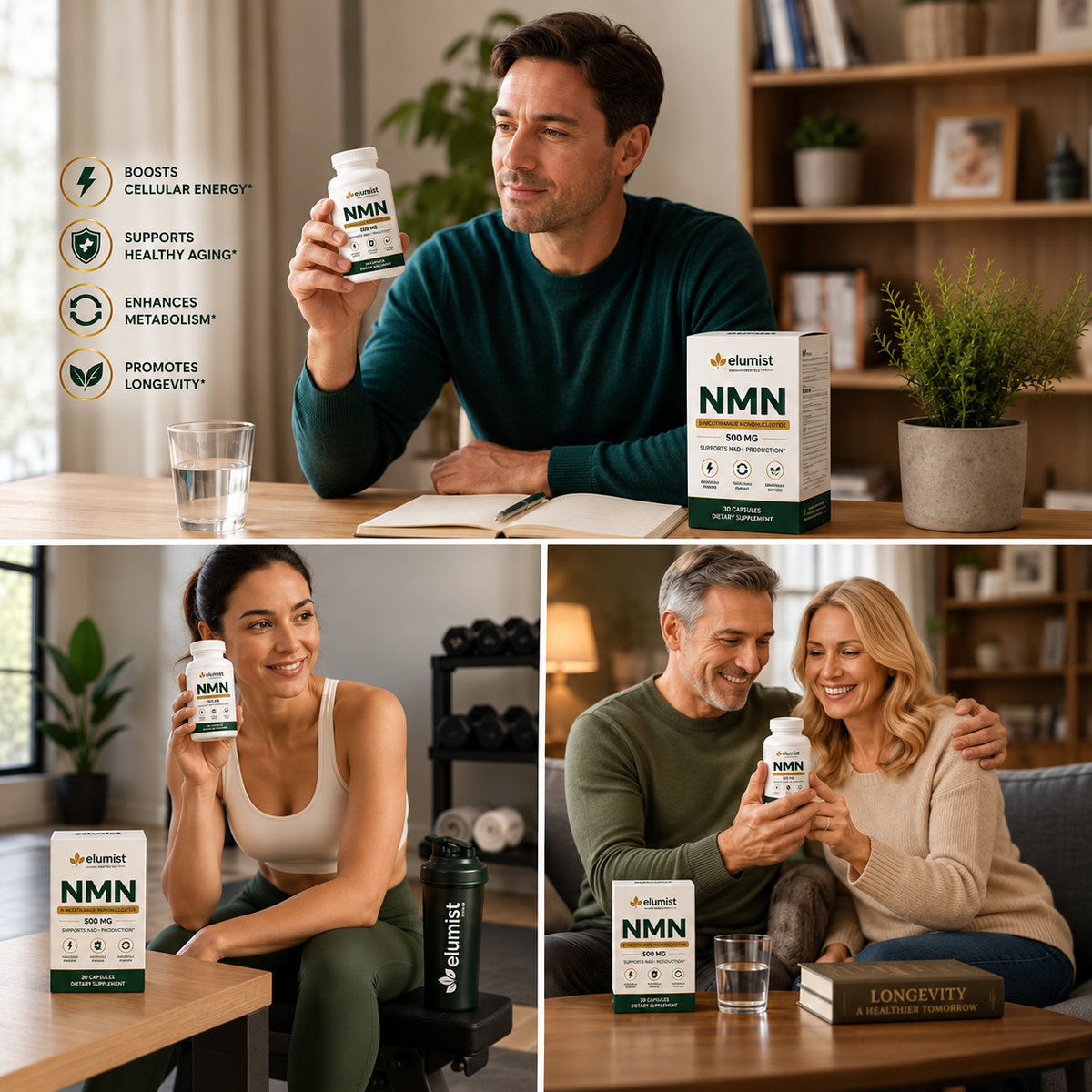 NAD+ / NMN Supplement for Cellular Energy & Healthy Aging