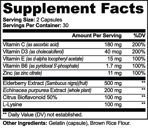 9-in-1 Immune Support Supplement, Antioxidant Formula